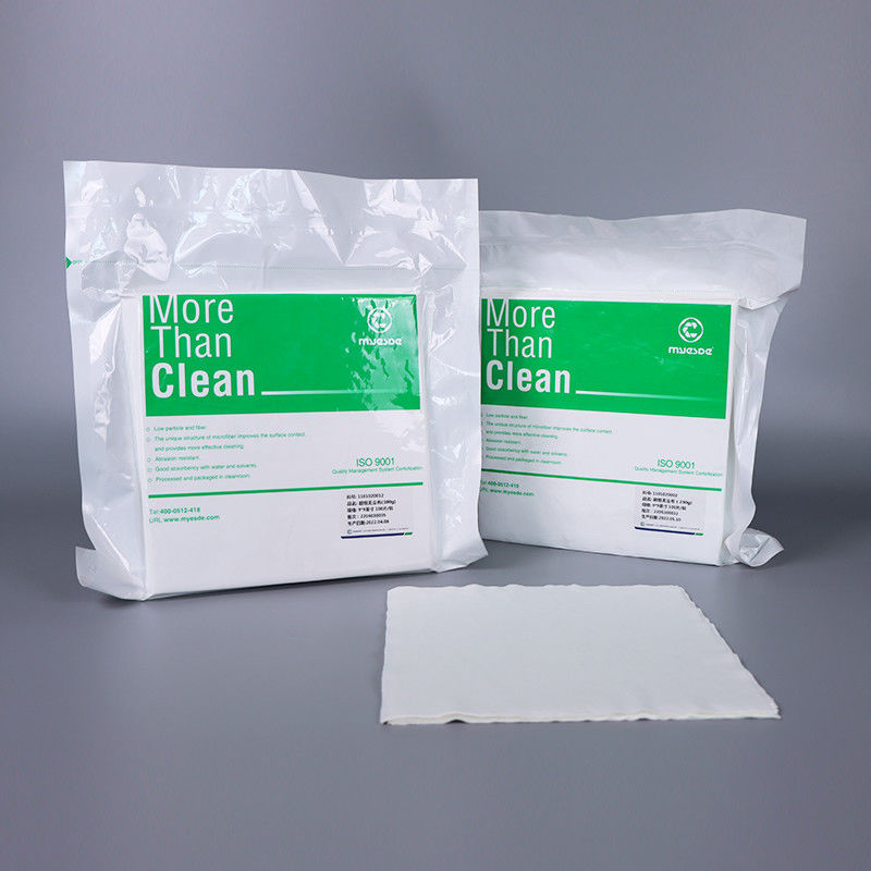 6x6 Inch Microfiber Cleanroom Wiper 195Gsm 100pcs LCD Wipes For Mobile Phone Printhead Cleaning