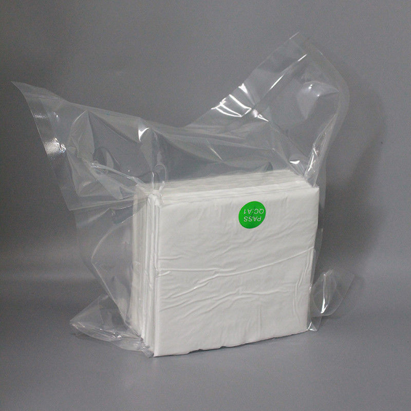 12 Inch 56gsm Cellulose Polyester Wipes OEM Industrial White 0609 Lint Free Dry Wipes