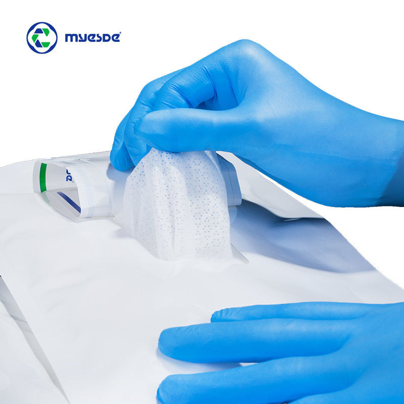 Pre Saturated Pre Wetted Wiper Sterile Meltblown IPA Clean Room Wipes For Cleanroom