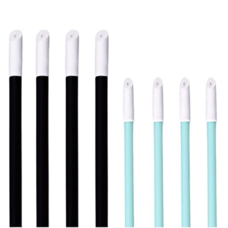Lint Free Swab Solvent PU Head Green Stick Cleanroom Polypropylene PP Stick Polyurethane Head PU Foam Cleaning Swab