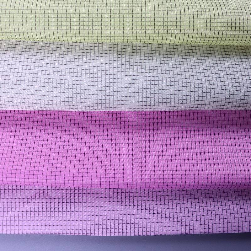 150D antistatic esd fabrics with 2.5mm Grid for Electronics and Pharmaceutical Industries